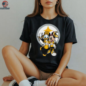 Pittsburgh Steelers Donald and Minnie Football Fan T Shirt