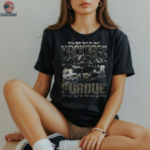 Purdue Football Devin Mockobee Black Graphic T Shirt