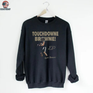 Purdue Football Ryan Browne Touchdown Browne T Shirt