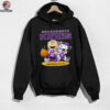 Sacramento Kings X Charlie Brown And Snoopy Playing Basketball Black Hoodie