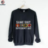 Same Shit Different Hat Trendy Joke Graphic shirt