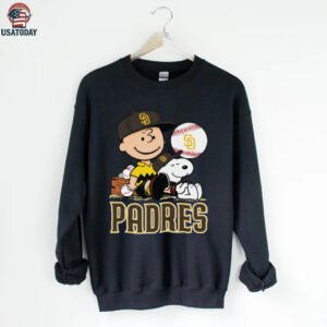 San Diego Padres Snoopy Charlie Brown Peanuts T Shirt