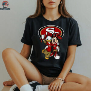 San Francisco 49ers Mickey Mouse and Donald Duck Shirt