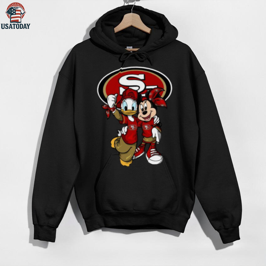 San Francisco 49ers Mickey Mouse and Donald Duck Shirt San Francisco 49ers Mickey Mouse and Donald Duck Shirt