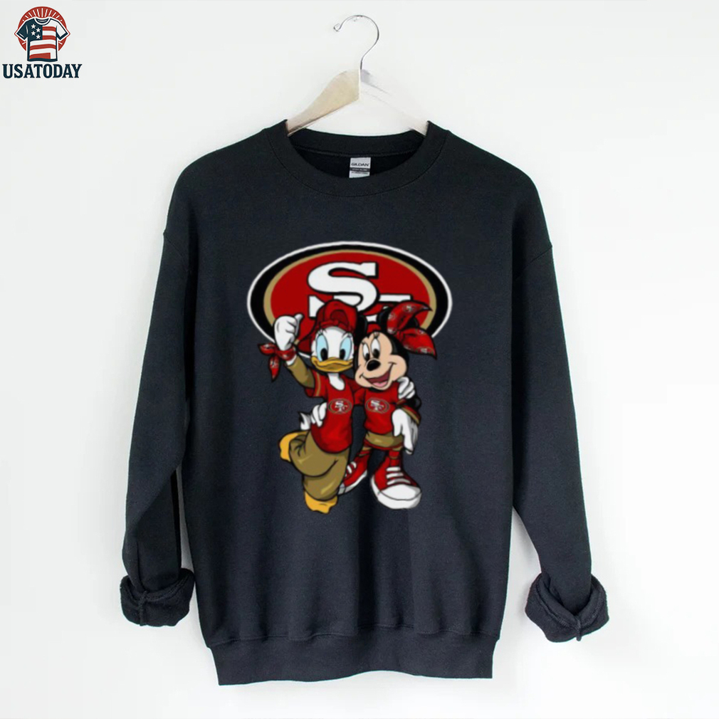 San Francisco 49ers Mickey Mouse and Donald Duck Shirt San Francisco 49ers Mickey Mouse and Donald Duck Shirt