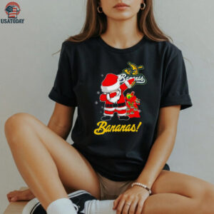 Savannah Bananas Christmas Santa Dab T Shirt
