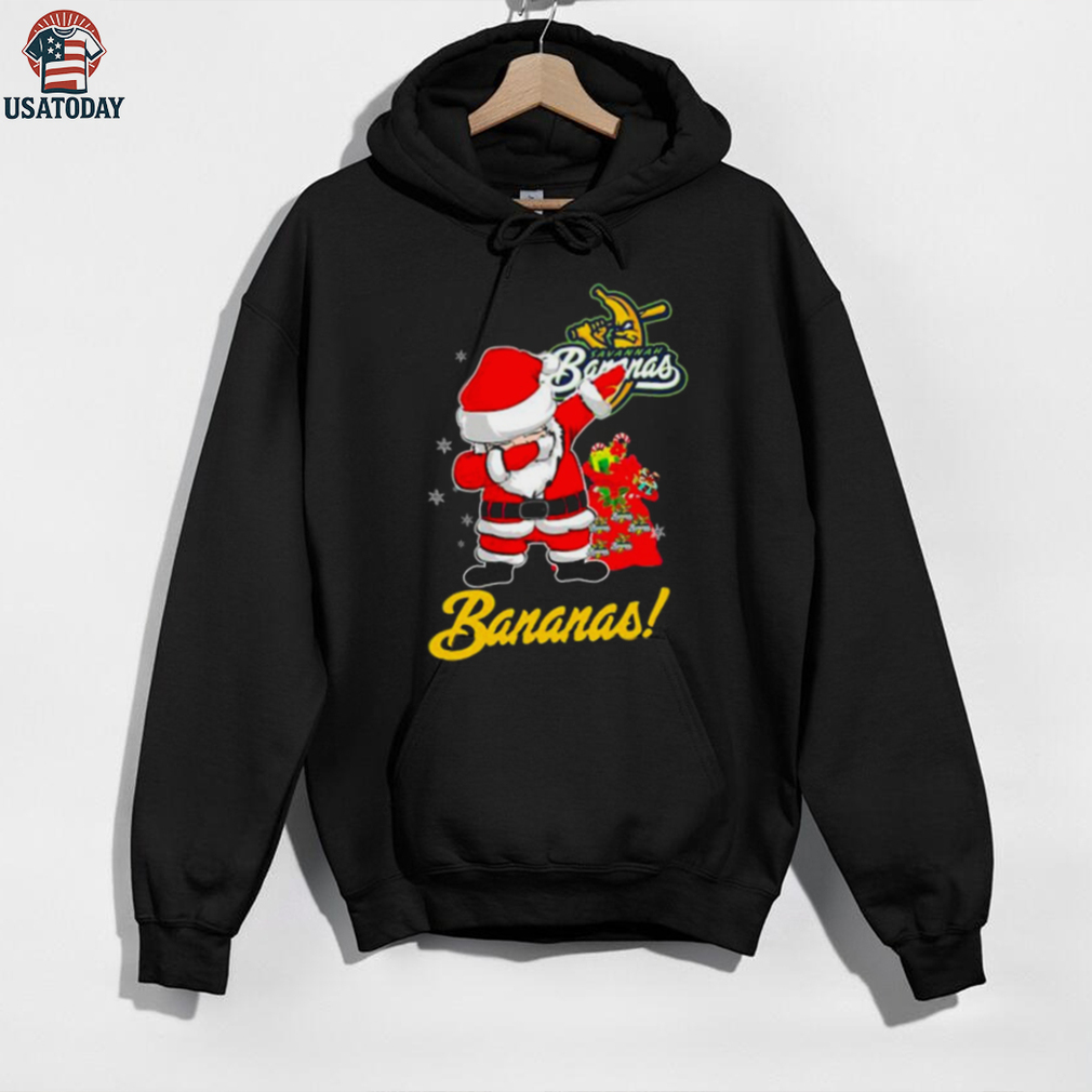 Savannah Bananas Christmas Santa Dab T Shirt Savannah Bananas Christmas Santa Dab T Shirt