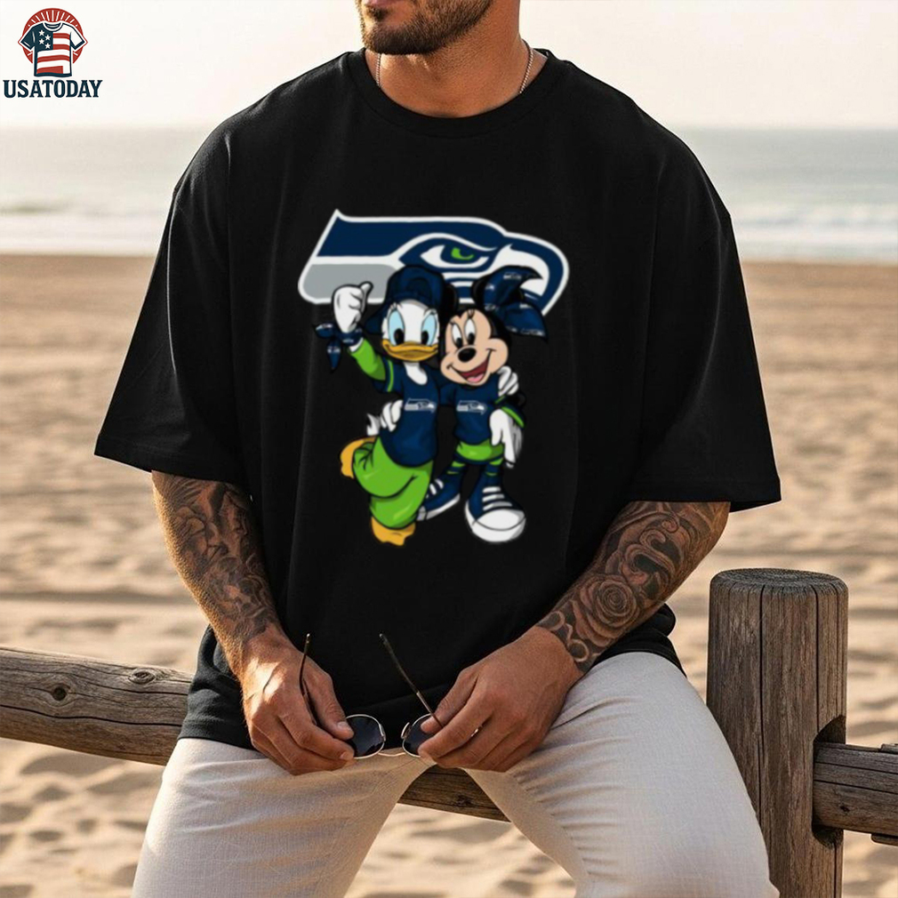 Seattle Seahawks Mickey Mouse and Donald Duck T Shirt Seattle Seahawks Mickey Mouse and Donald Duck T Shirt