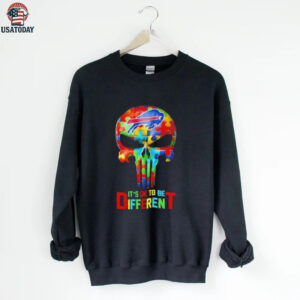 Skull Buffalo Bills it’s ok to be different shirt