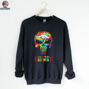 Skull Denver Broncos it’s ok to be different shirt