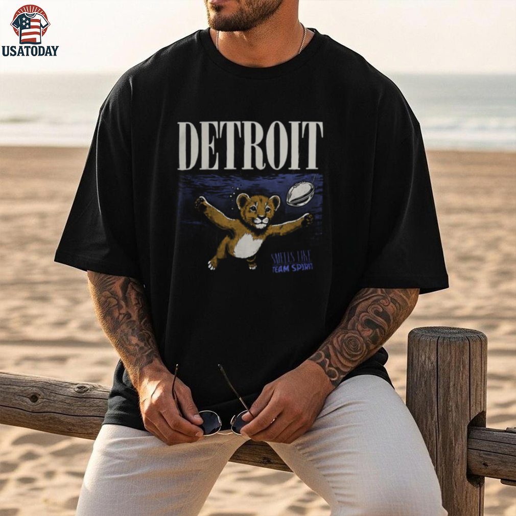 Smells Like Team Spirit Detroit T Shirt Smells Like Team Spirit Detroit T Shirt