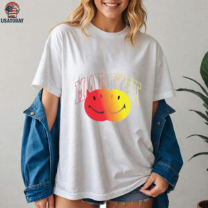 Smiley good and evil t shirt