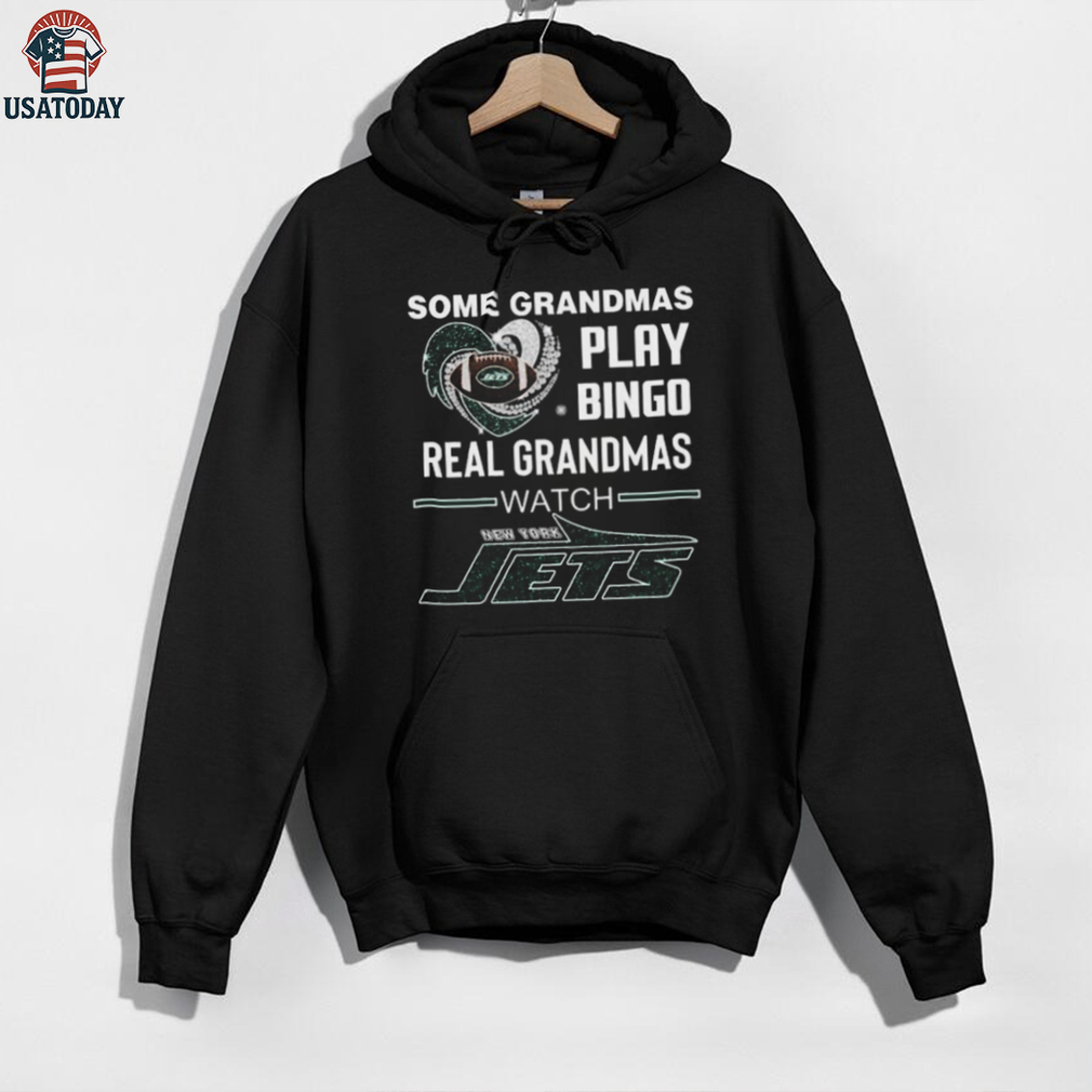 Some Grandmas Play Bingo Real Grandmas Watch New York Jets Diamond Heart 2025 T shirt Some Grandmas Play Bingo Real Grandmas Watch New York Jets Diamond Heart 2025 T shirt