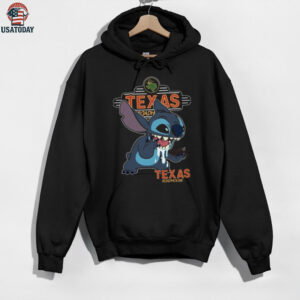 Stitch Eating Texas Roadhouse Ribs Funny Lilo & Stitch Mashup T Shirt