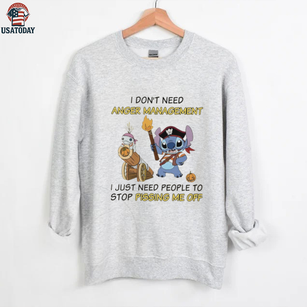 Stitch pirates I don’t need anger management I just need people to stop pissing me off shirt Stitch pirates I don’t need anger management I just need people to stop pissing me off shirt