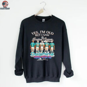 Super Bowl VII Yes I’m old but I saw the perfect season Miami Dolphins legends skyline shirt