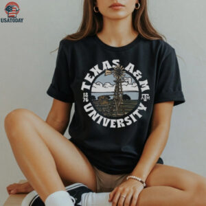 Texas A&M Aggies Thick Lined Landscape T Shirt