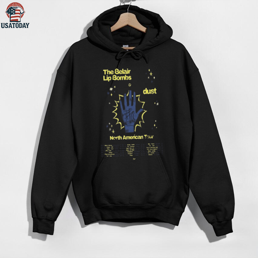 The Belair Lip Bombs North American Tour 2026 Poster T Shirt The Belair Lip Bombs North American Tour 2026 Poster T Shirt