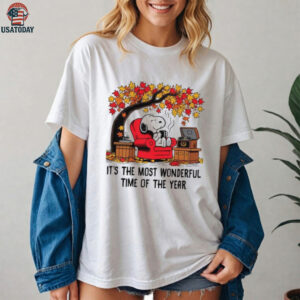 The Most Wonderful Time Of The Year Snoopy Fall T Shirt
