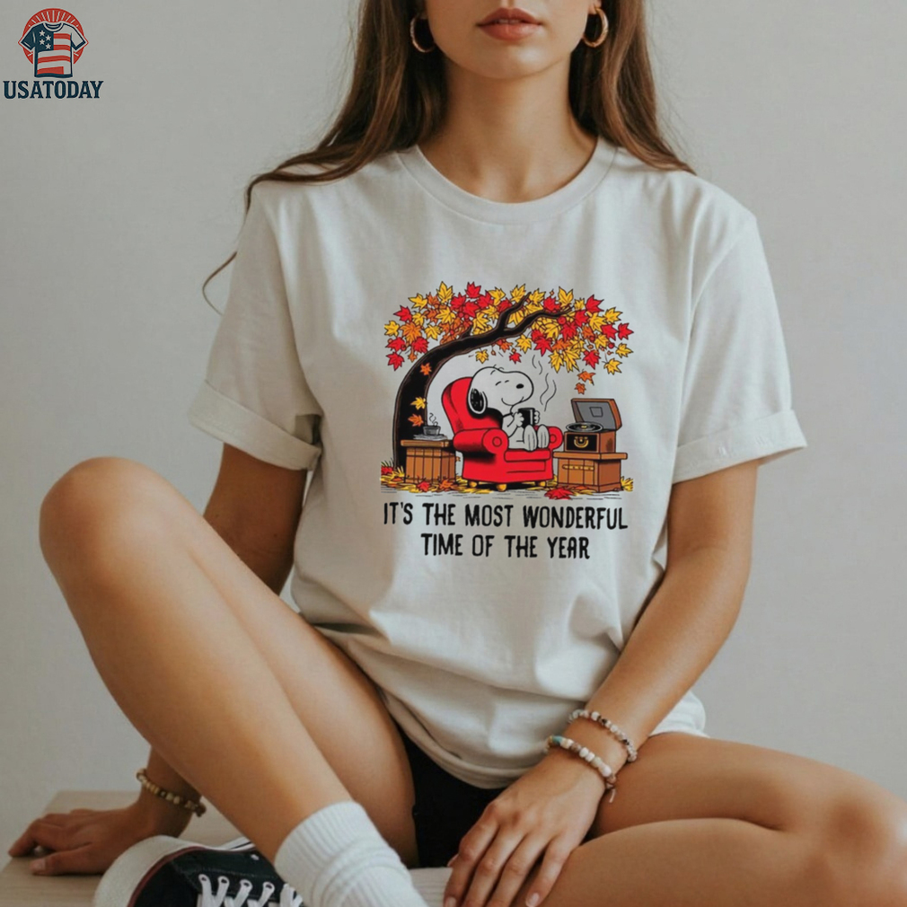 The Most Wonderful Time Of The Year Snoopy Fall T Shirt The Most Wonderful Time Of The Year Snoopy Fall T Shirt