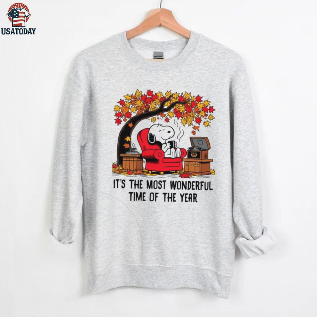 The Most Wonderful Time Of The Year Snoopy Fall T Shirt The Most Wonderful Time Of The Year Snoopy Fall T Shirt