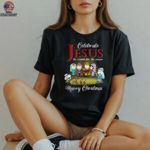 The Peanuts Celebrate Jesus Merry Christmas T Shirt