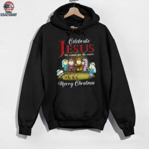 The Peanuts Celebrate Jesus Merry Christmas T Shirt