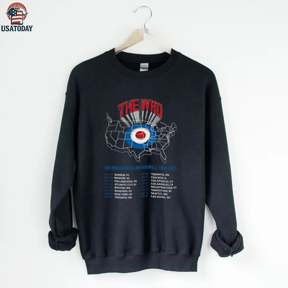 The Who The North American Farewell Tour 2025 T Shirt The Who The North American Farewell Tour 2025 T Shirt