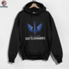 UFL St Louis Battlehawks Lockup Logo T Shirt Hoodie