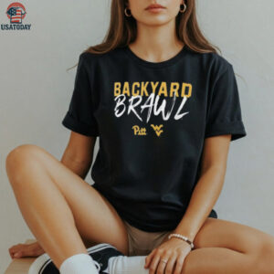 West Virginia Mountaineers Navy Blue Nike Football Backyard Brawl DriFIT Shirt